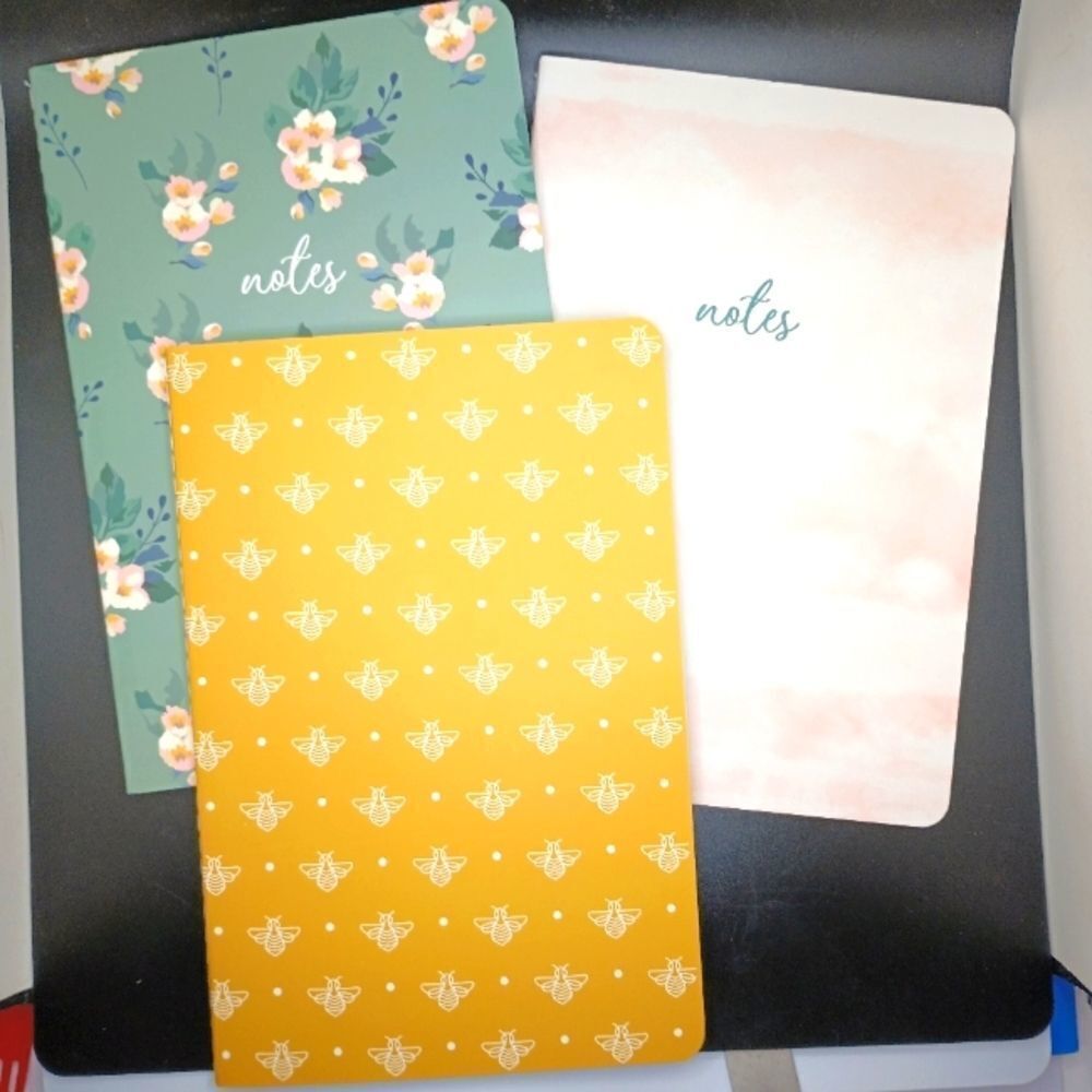 JOURNAL notebook manifest diary honey bee planner book bundle